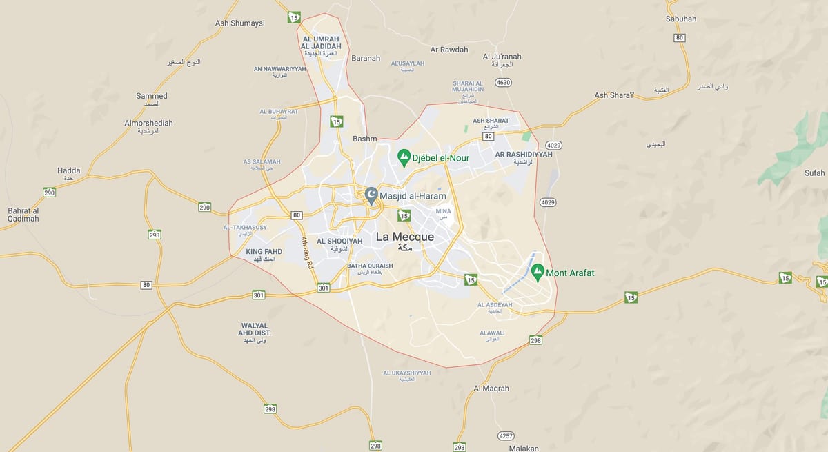 麦加（Makkah）道路图
